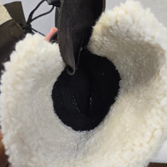 Adventuridge Winter Boots Mens 12 Brown Waterproof Insulated Snow Boots NEW - Picture 9 of 10